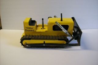 Vintage Tonka Mighty Dozer,  Played With,  12 1/4 " Long 1970 - 1973
