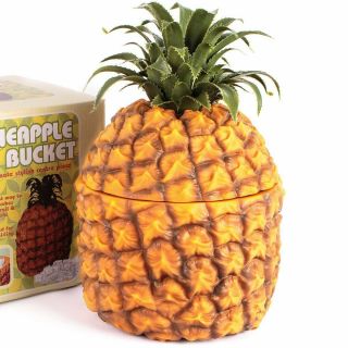 Pineapple Vintage Table Ice Bucket With Lid Retro Champagne Wine Bottle Cooler