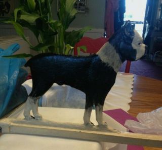 Vintage Mailbox / Gate Name Holder With Boston Terrier