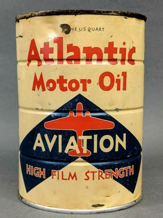 Atlantic - Aviation Motor Oil High Film Strength - 1 Quart Oil Can