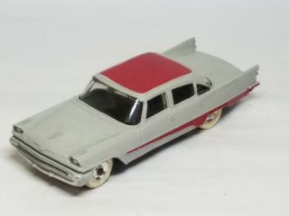 Vintage Dinky Toys 192 1957 Desoto Fireflite 4 Door Sedan Grey And Red