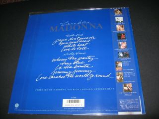 Madonna True Blue vinyl LP album record Japan P - 13310 SIRE 1986 Poster 3