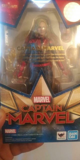 S.  H.  Figuarts Captain Marvel Opened Once