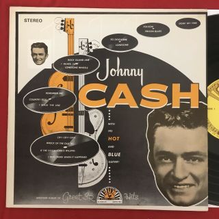 Johnny Cash - With His Hot And Blue Guitar - Sun Lp 1220 Stereo - Country Lp