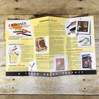 Vintage Crayonex The American Crayon Company Prang Advertising Brochure Ephemera 4