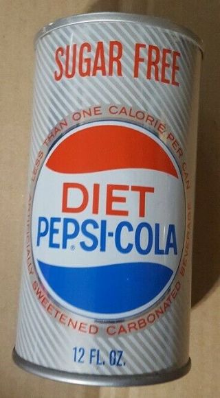 Vintage Diet Pepsi Can - 1968 / 1969.  Never Filled,  Never Opened.