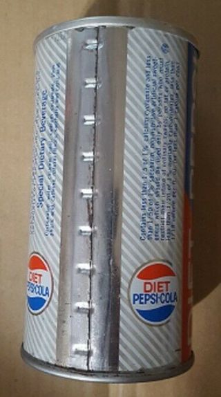 VINTAGE DIET PEPSI CAN - 1968 / 1969.  NEVER FILLED,  NEVER OPENED. 3