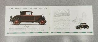 1930 Pontiac Big Six Sales Folder 4