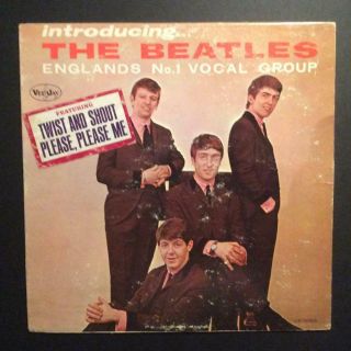 Introducing The Beatles Version 2 Vj Lp With Rare Song Hype Sticker Vee Jay