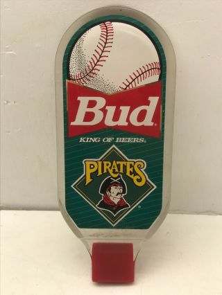 Pittsburgh Pirates Budweiser Beer Tap Bud King Of Beers