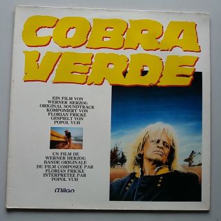 Ost - Cobra Verde Vinyl Lp French 1st Press Popol Vuh Rare Krautrock Soundtrack