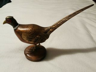 Hand Carved Pheasant