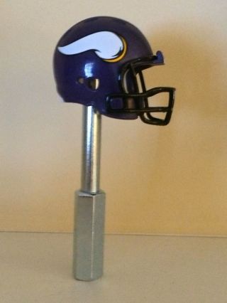 Minnesota Vikings Mini Helmet Nfl Beer Tap Handle Football Kegerator Bowl