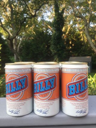 6 Pack Vintage 1970’s Billy Beer Cans;.  Do Not Drink.