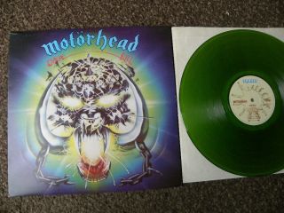 Motorhead - Overkill - Uk Ltd Edition Green Vinyl Lp 1st Pressing -