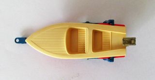Vintage Lesney Matchbox 48 Sports Boat & Trailer Regular Wheels NEAR 1961 8