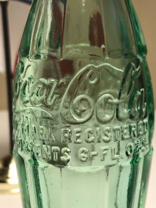 PAT ' D DEC.  25,  1923 Coca - Cola Hobbleskirt Coke Bottle - AUSTIN,  TEX Texas 6