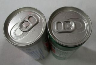 Vintage Japanese 250mL PEPSI and MOUNTAIN DEW Cans / Bottom Punched - Empty 3