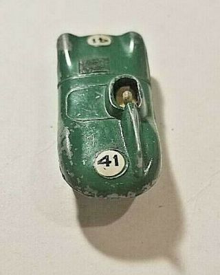 1960 MATCHBOX LESNEY D - TYPE JAGUAR 41 (GREEN) WIRE WHEELS RARE w/DRIVER IN CAR 8