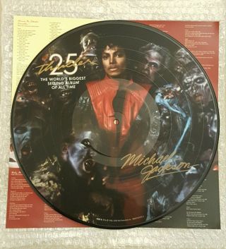 Michael Jackson - Thriller 25th Anniversary Vinyl Lp Picture Disc (2008)