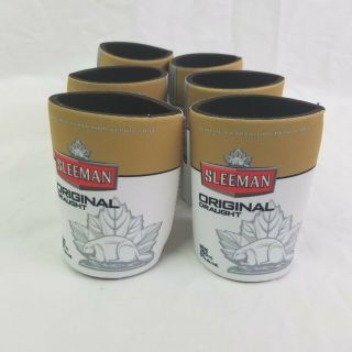 Sleeman Draught Logo Can Cooler Beer Can Bottle Cooler Stubby Holder Cosy Gift