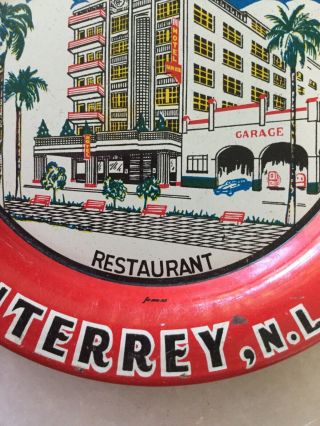 Hotel Favorita Monterrey Mexico Beer Tip Tray 1940’s 2