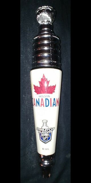 Molson Canadian Stanley Cup Playoffs Beer Tap Handle