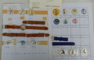 16 Dr.  Seuss Wrist Watch Dials,  Faces Company Samples for Approval 2