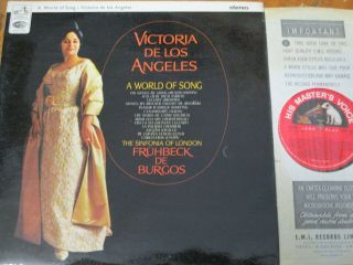 Asd 651 A World Of Song / De Los Angeles / Fruhbeck De Burgos S/c