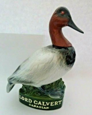 Lord Calvert Canadian Canvasback Duck 1979 L.  E.  R.  H.  Decanter 3 In A Series