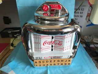Coca - Cola Juke Box Cookie Jar - - -