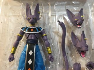 S.  H.  Figuarts Dragonball Z Beerus Pre Owned Authentic 3