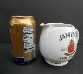 Vintage Jameson Irish Whiskey Pub Jug Pitcher Made in England for Arklow 4 