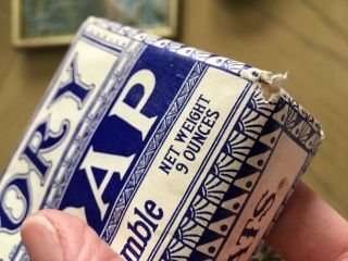 Vintage Antique COMMEMORATIVE Ivory Soap Bar Proctor & Gamble Advertising 2