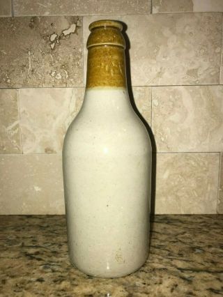 Ginger Beer Bottle CON.  MURPHY ENGLISH BREWED Syracuse NY Stoneware Stone RARE 3