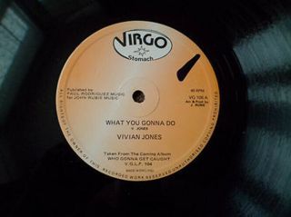 Vivian Jones " What You Gonna Do " Ultra Rare 1980 Vinyl 12 " - Roots Classic
