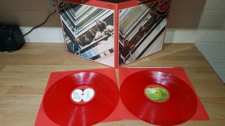 The Beatles 1962 - 1966 D/lp Uk Apple Red Vinyl 1st Press Pcspr 717