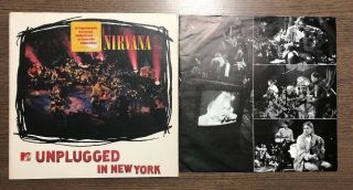 Nirvana Unplugged In York First White Pressing 1994