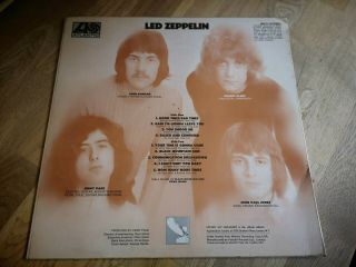 Led Zeppelin LP 1 Same UK Atlantic plum press A1 B1 Superhype CREDIT PLAYS 5