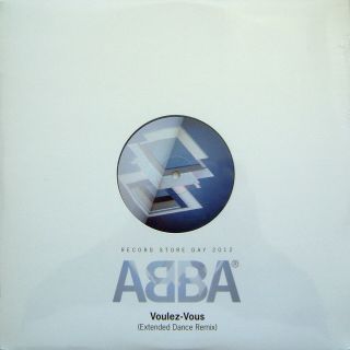 Abba: Voulez - Vous (extended Dance Remix) Rsd Coloured Blue Glitter 12 " Vinyl
