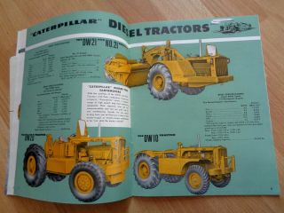 Caterpillar Product Line brochure all tractors & industrial 1950s VG 40 pgs 4
