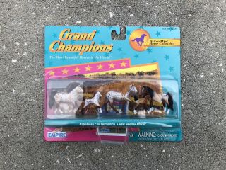 Nib Retired Breyer Empire Grand Champions Micro Mini Horses Appaloosa