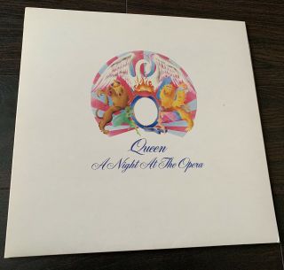 Queen A Night At The Opera First Press Vinyl Lp (nm) ‘blairs’ Rare