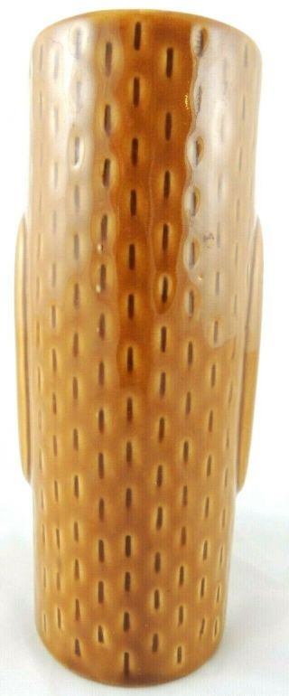 Tiki Mug 12 Oz Brown Glazed Ceramic Easter Island 6.  5” 2