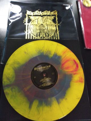 Hawkwind Victim Of Sonic Attack Starburst Vinyl Double Lp Turner,  Kilmister