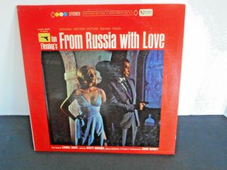 " From Russia With Love " Lp Soundtrack - - John Barry United Artists Uas - 5114