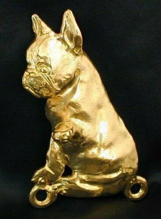 French Bulldog,  Frenchie Hook In Bronze