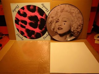 Madonna Uk Vinyl 12 " Picture Disc.  Hanky Panky With Limited Edition Poster