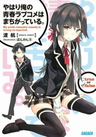 Oregairu Hamachi Vol.  1 Japanese Light Novel Japan Import Anime