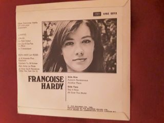 FRANCOISE HARDY - AUTUMN RENDEZVOUS.  4 TRACK EP.  7 